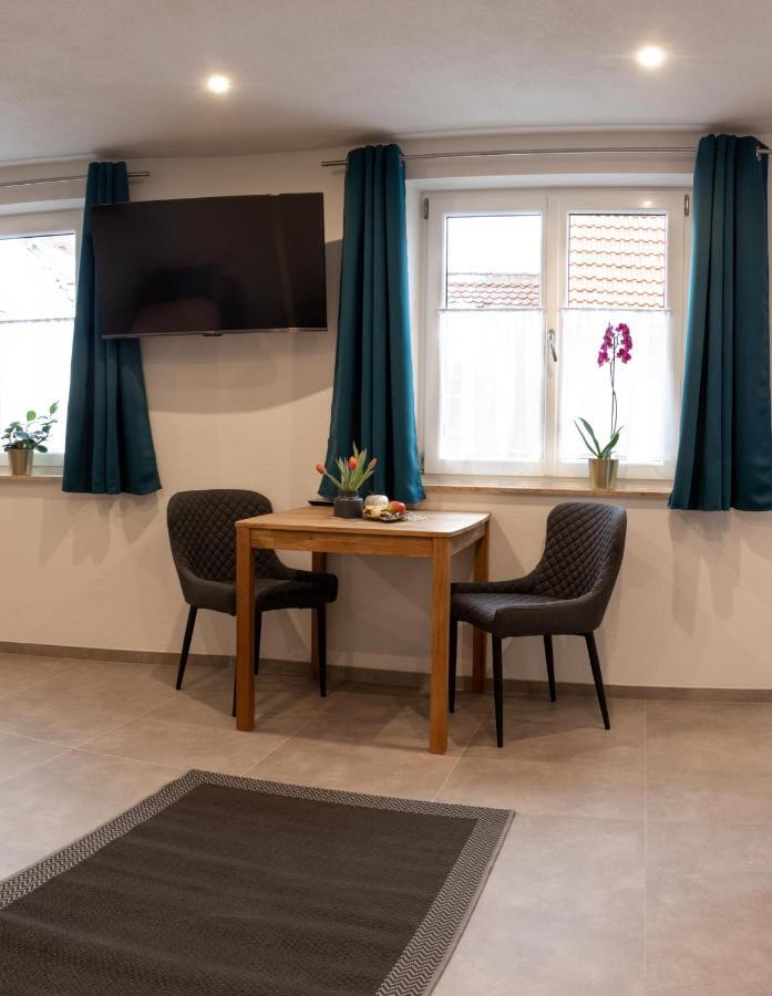 Apartment Alte Raiffeisenkasse רוטנבורג אוב דר טאובר מראה חיצוני תמונה