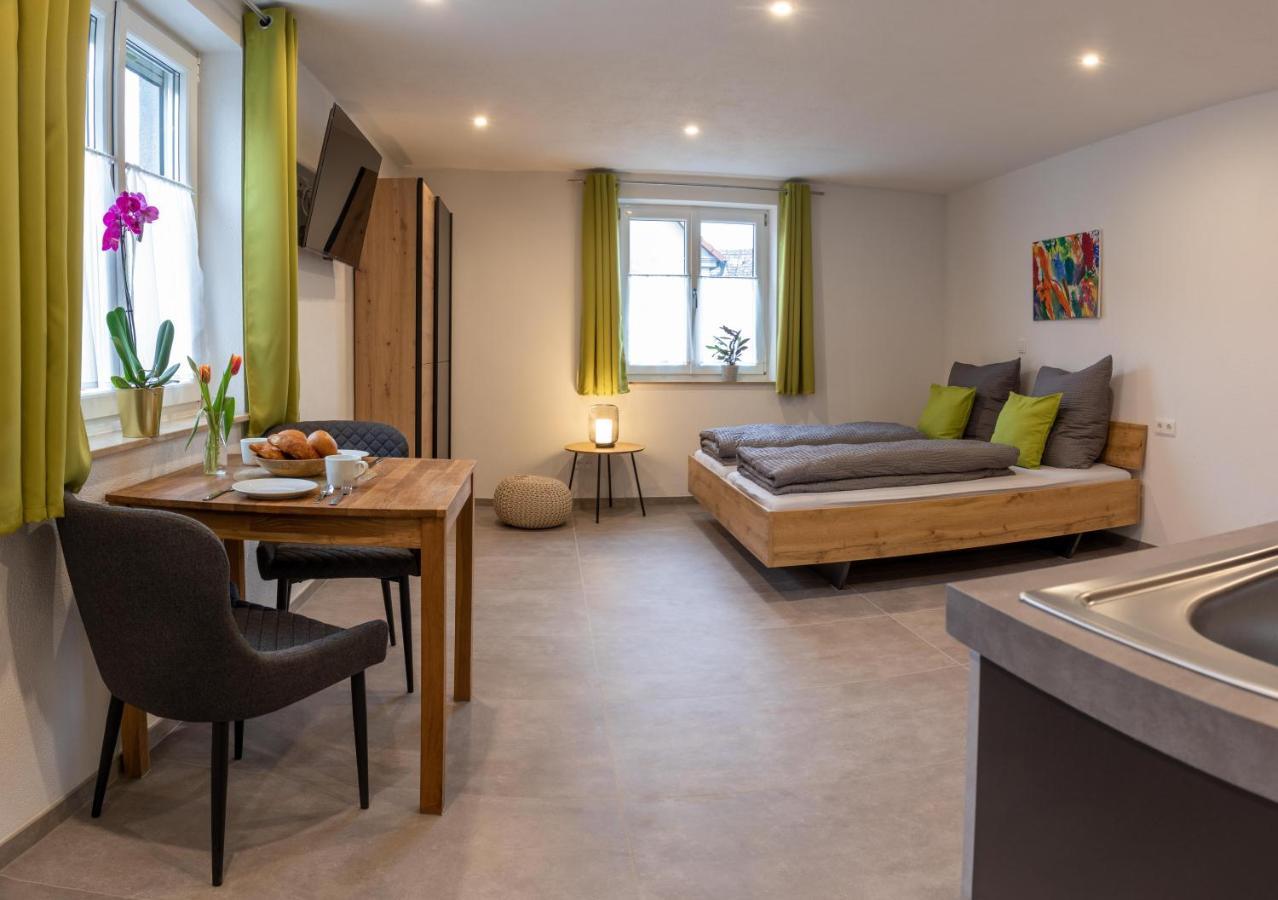 Apartment Alte Raiffeisenkasse רוטנבורג אוב דר טאובר מראה חיצוני תמונה